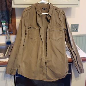 Green Button up shirt